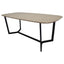 Mesa Rectangular para Restaurante - KINGSTRONG AMALFI D01 MESA0903751 - Nogal - Estructura Metal y Cubierta en Melamina - MESA0903751 - Mundo In - NOGAL BEAT - Mesa Comercial Interior