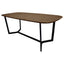 Mesa Rectangular para Restaurante - KINGSTRONG AMALFI D01 MESA0903751 - Nogal - Estructura Metal y Cubierta en Melamina - MESA0903751 - Mundo In - NOGAL BEAT - Mesa Comercial Interior
