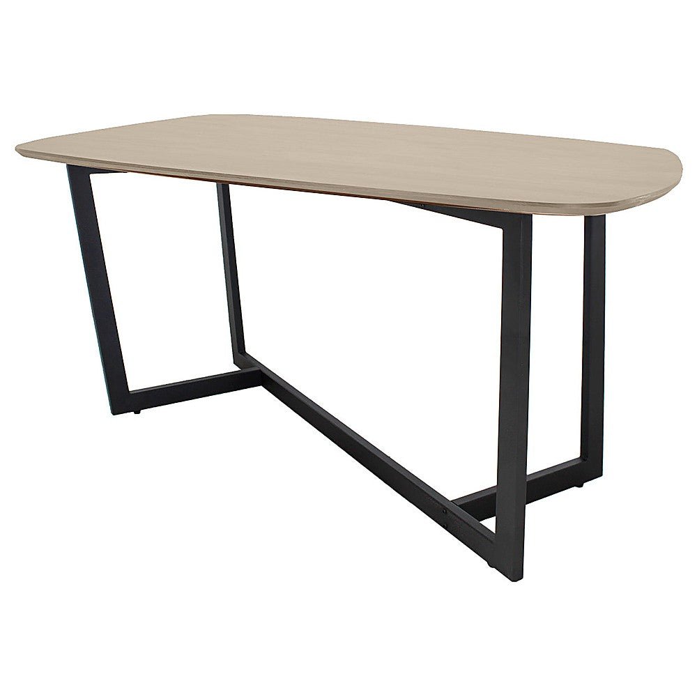 Mesa Rectangular para Restaurante - KINGSTRONG AMALFI D04 MESA0903752 - Nogal - Estructura Metal y Cubierta en Melamina - MESA0903752 - Mundo In - NOGAL BEAT - Mesa Comercial Interior