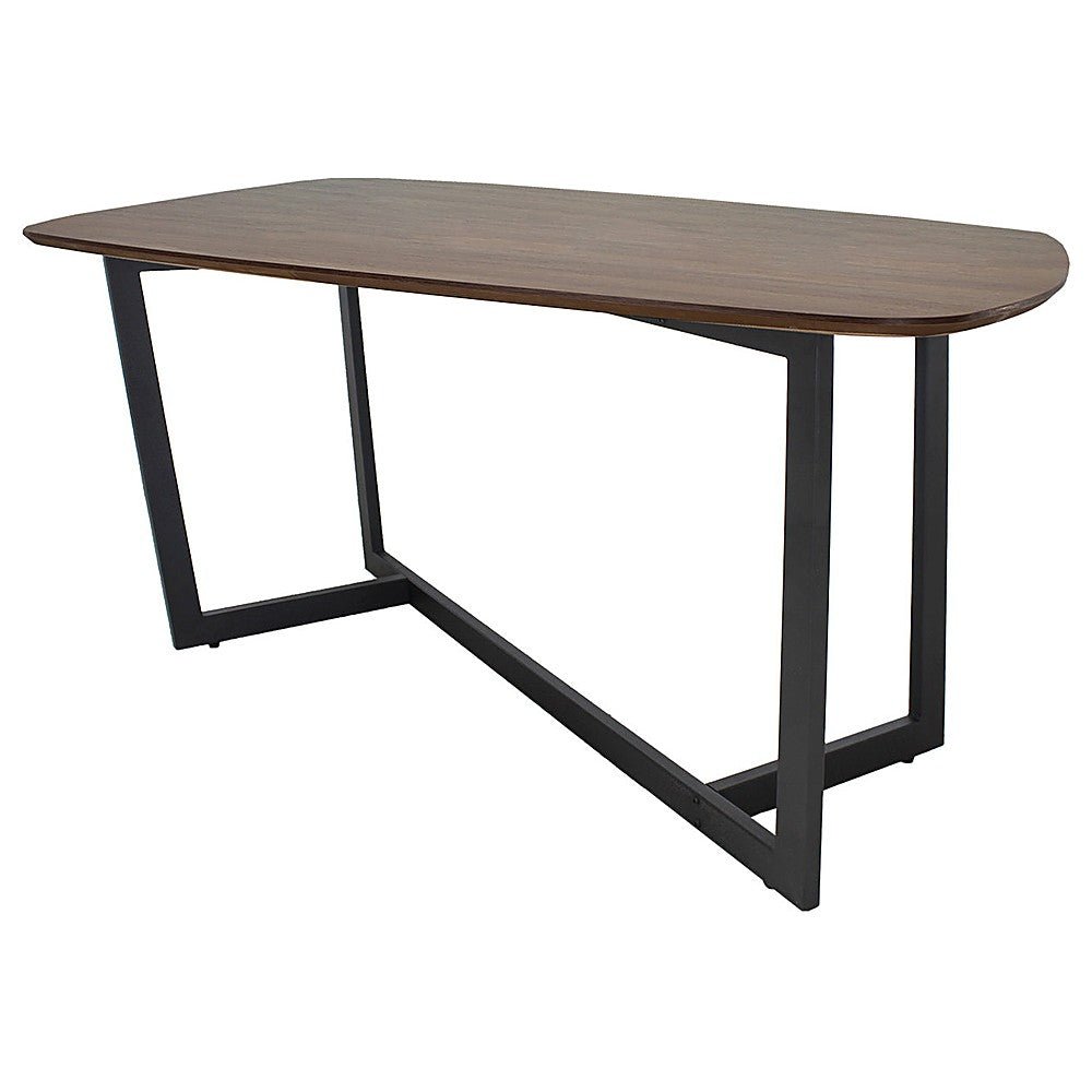 Mesa Rectangular para Restaurante - KINGSTRONG AMALFI D04 MESA0903752 - Nogal - Estructura Metal y Cubierta en Melamina - MESA0903752 - Mundo In - NOGAL BEAT - Mesa Comercial Interior