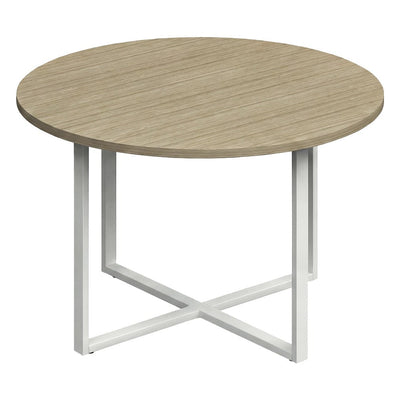 Mesa Redonda para Área Colaborativa - GEBESA G-CONNECT - Ø 105 cm - GBG575105CN - GEBESA - NOGAL BEAT - Mesa Comercial Interior
