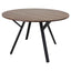 Mesa Redonda para Bistró - KINGSTRONG SIBARI 120 D203 - MESA0903754 - Nogal - Estructura en Metal y Cubierta en Melamina - MESA0903754 - Mundo In - NOGAL BEAT - Mesa Comercial Interior