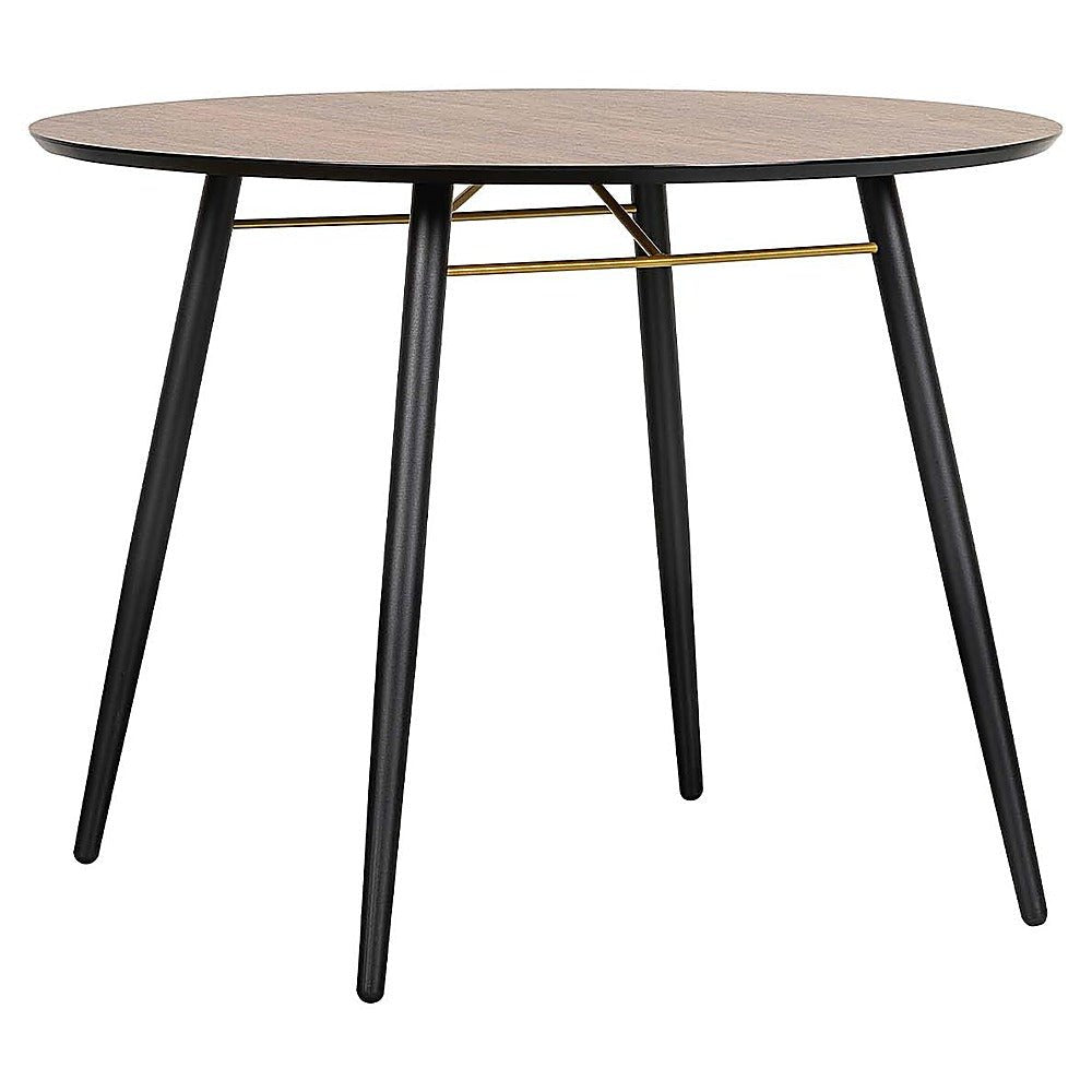 Mesa Redonda para Cafetería - KINGSTRONG ONNO 100 MESA0903535 - Varios Colores - Estructura Metálica y Cubierta en Melamina - MESA0903535 - Mundo In - NOGAL BEAT - Mesa Comercial Interior
