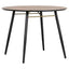 Mesa Redonda para Cafetería - KINGSTRONG ONNO 100 MESA0903535 - Varios Colores - Estructura Metálica y Cubierta en Melamina - MESA0903535 - Mundo In - NOGAL BEAT - Mesa Comercial Interior