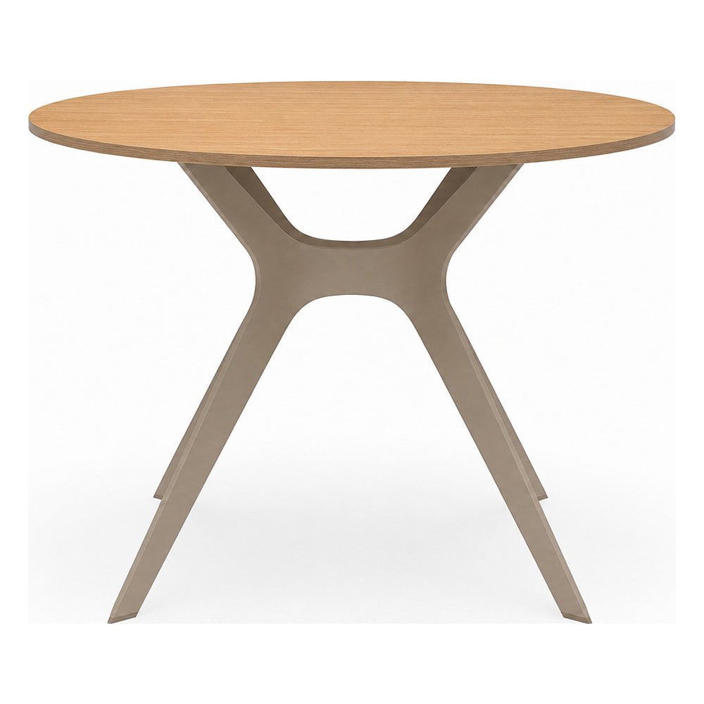 Mesa Redonda para Restaurante Protección UV - RESOL VELA S Ø90 - Varios Colores - Fibra de Vidrio con PP - 04050 - Resol - NOGAL BEAT - Mesa Comercial Exterior
