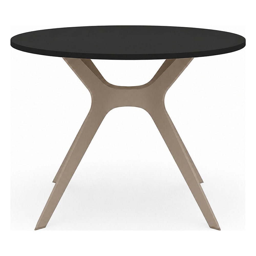 Mesa Redonda para Restaurante Protección UV - RESOL VELA S Ø90 - Varios Colores - Fibra de Vidrio con PP - 03777 - Resol - NOGAL BEAT - Mesa Comercial Exterior