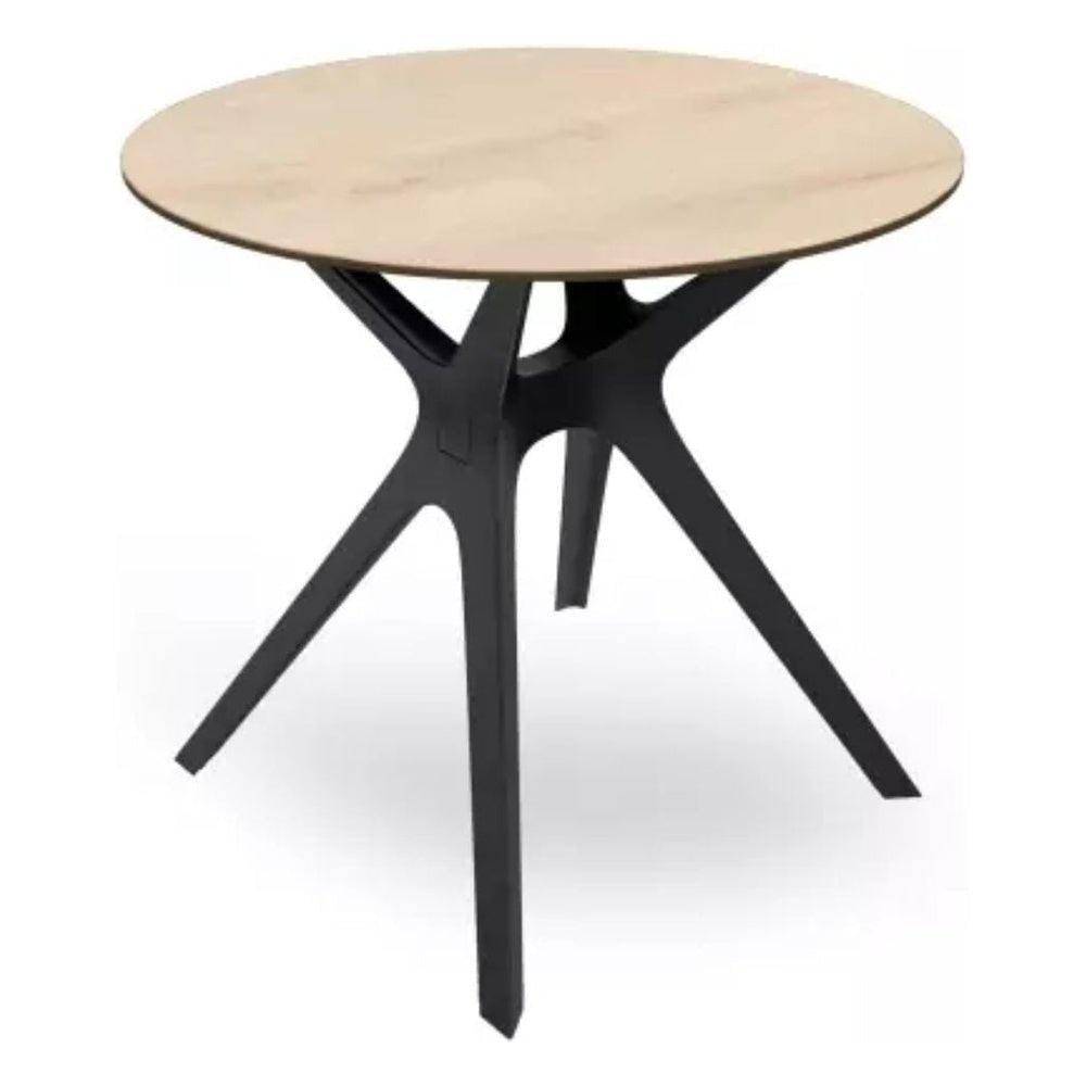 Mesa Redonda para Restaurante Protección UV - RESOL VELA S Ø90 - Varios Colores - Fibra de Vidrio con PP - 04047 - Resol - NOGAL BEAT - Mesa Comercial Exterior