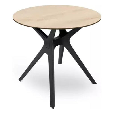 Mesa Redonda para Restaurante Protección UV - RESOL VELA S Ø90 - Varios Colores - Fibra de Vidrio con PP - 04047 - Resol - NOGAL BEAT - Mesa Comercial Exterior