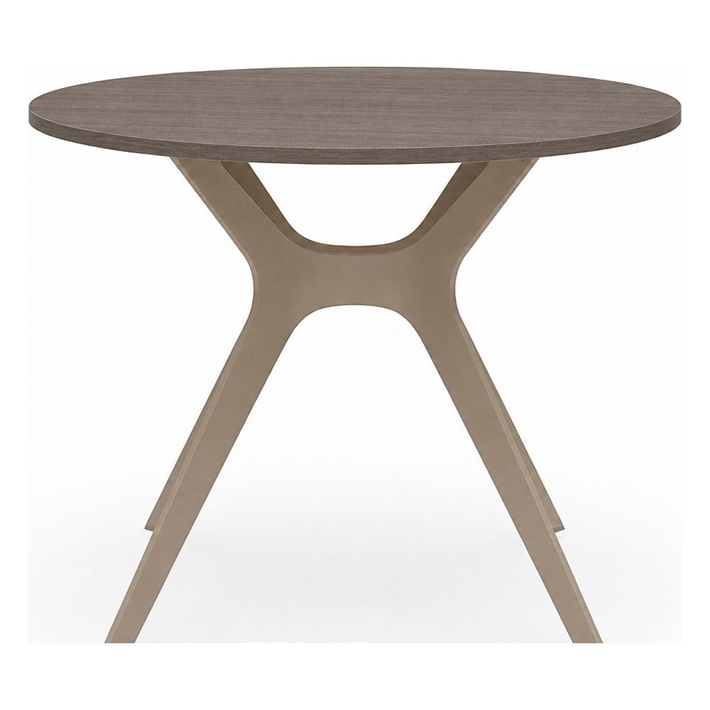 Mesa Redonda para Restaurante Protección UV - RESOL VELA S Ø90 - Varios Colores - Fibra de Vidrio con PP - 04049 - Resol - NOGAL BEAT - Mesa Comercial Exterior
