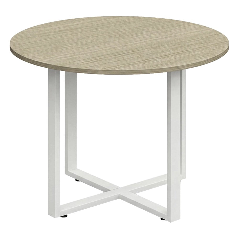 Mesa Redonda para Sala de Juntas - GEBESA G-CONNECT - Ø 090 cm - GBG575090CN - GEBESA - NOGAL BEAT - Mesa Comercial Interior