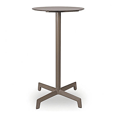 Mesa Redonda Periquera para Barra al Aire Libre - RESOL SPUTNIK ALTA Ø60 - Varios Colores - Estructura de Aluminio y Pie en Poliamida - 06140 - Resol - NOGAL BEAT - Mesa Periquera