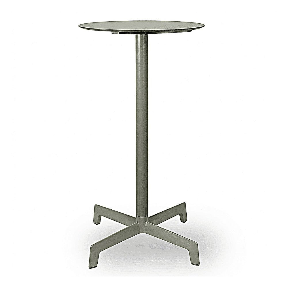 Mesa Redonda Periquera para Barra al Aire Libre - RESOL SPUTNIK ALTA Ø60 - Varios Colores - Estructura de Aluminio y Pie en Poliamida - 06139 - Resol - NOGAL BEAT - Mesa Periquera