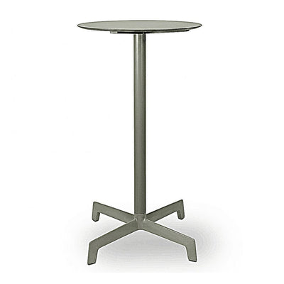 Mesa Redonda Periquera para Barra al Aire Libre - RESOL SPUTNIK ALTA Ø60 - Varios Colores - Estructura de Aluminio y Pie en Poliamida - 06139 - Resol - NOGAL BEAT - Mesa Periquera