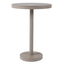 Mesa periquera Resol Barcino Pie Central Ø60 redonda alta con estructura de aluminio