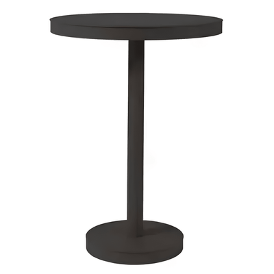Mesa Redonda Periquera para Restaurantes - RESOL BARCINO PIE CENTRAL Ø60 HIGH - Varios Colores - Estructura de Aluminio - 01434 - Resol - NOGAL BEAT - Mesas