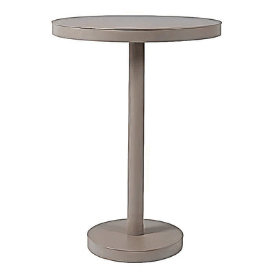 Mesa Redonda Periquera para Restaurantes - RESOL BARCINO PIE CENTRAL Ø60 HIGH - Varios Colores - Estructura de Aluminio - 01433 - Resol - NOGAL BEAT - Mesa Periquera