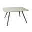 MESA RESOL ANOU 4 PATAS | Mesa Auxiliar para Sala de Estar | Estructura Acero | Tablero de HPL | Interior - 70346 - Resol - NOGAL BEAT - Mesas