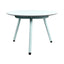 MESA RESOL ANTHEA SIDE TABLE | Mesa Auxiliar Baja para Sala de Estar Terraza | 35 cm | Estructura Aluminio | Tablero HPL | Exterior - 70289 - Resol - NOGAL BEAT - Mesas