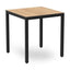 MESA RESOL BARCINO COMPACT SQUARE 70x70 | Mesa Ocasional | Estructura Aluminio | 74 cm | Pintado | Apilable | Interior + Exterior - 04023 - Resol - NOGAL BEAT - Mesas