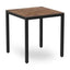 MESA RESOL BARCINO COMPACT SQUARE 70x70 | Mesa Ocasional | Estructura Aluminio | 74 cm | Pintado | Apilable | Interior + Exterior - 04022 - Resol - NOGAL BEAT - Mesas