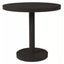 MESA RESOL BARCINO PIE CENTRAL Ø60 ROUND | Estructura Aluminio | Pintado | Secado Horno | Interior + Exterior - 01432 - Resol - NOGAL BEAT - Mesas