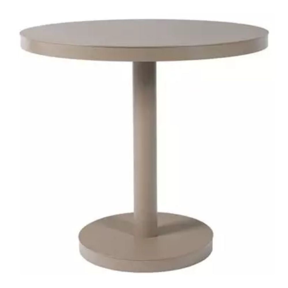 MESA RESOL BARCINO PIE CENTRAL Ø60 ROUND | Estructura Aluminio | Pintado | Secado Horno | Interior + Exterior - 01431 - Resol - NOGAL BEAT - Mesas