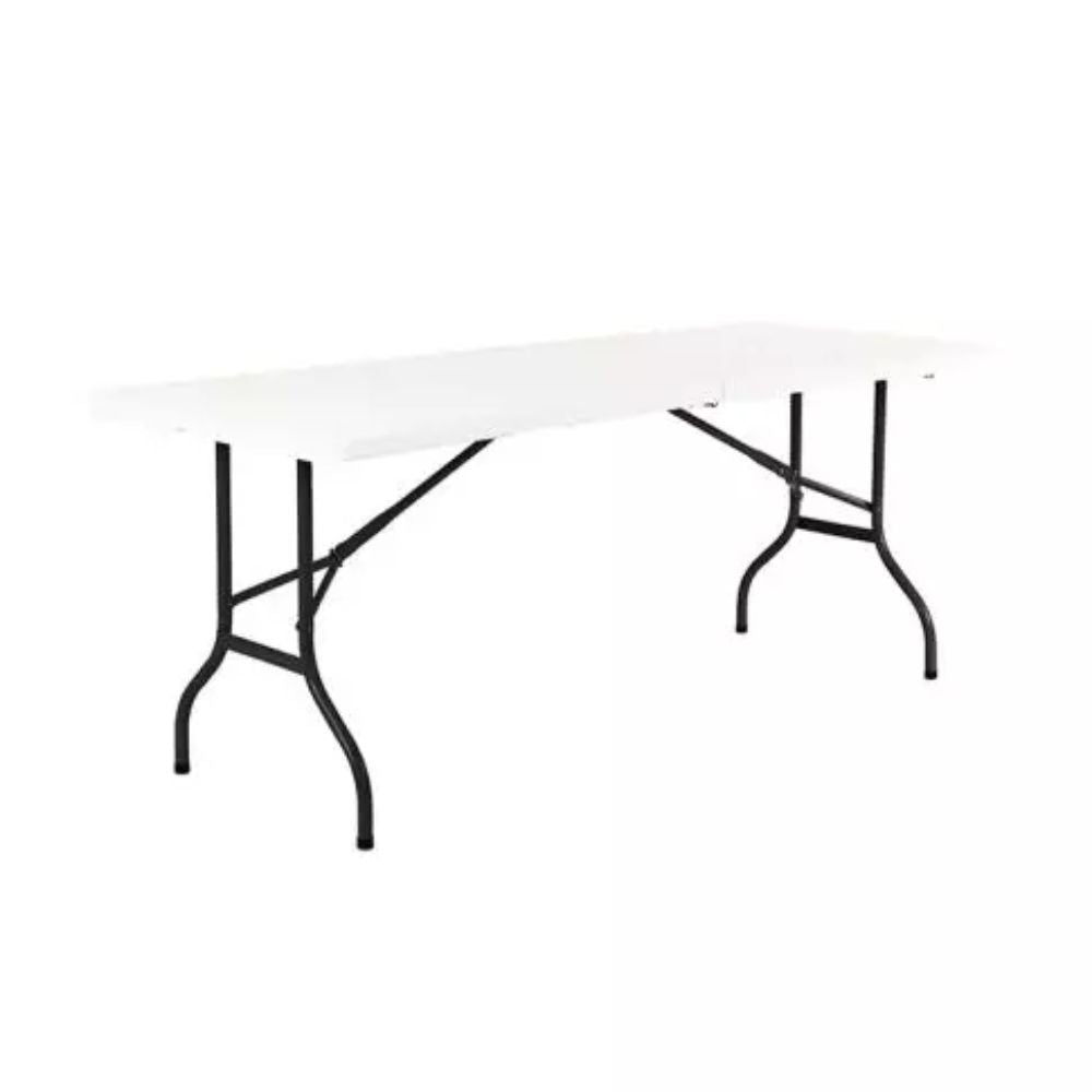 MESA RESOL EASY TABLE 180 | Mesa Ocasional para Negocio Evento | 74 cm | Estructura Plegable de Acero Pintado | Polietileno Alta Densidad | Exterior Techado - 66468 - Resol - NOGAL BEAT STORE - Mesas