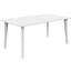 MESA RESOL NEW DESSA 90x160 | Mesa Ocasional | 74 CM | Patas Polipropileno | Estructura Acero | Pintada Horno | Protección UV | Interior + Exterior - 01688 - Resol - NOGAL BEAT - Mesas
