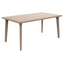 MESA RESOL NEW DESSA 90x160 | Mesa Ocasional | 74 CM | Patas Polipropileno | Estructura Acero | Pintada Horno | Protección UV | Interior + Exterior - 03947 - Resol - NOGAL BEAT - Mesas