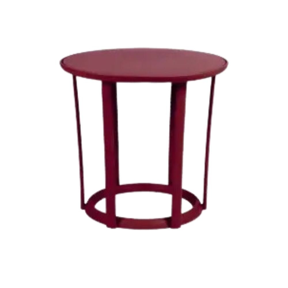 MESA RESOL RAFF | Mesa Ocasional para Sala de Estar Terraza | 37 cm | Inyectado Fibra de Vidrio y PP | Protección UV | Interior + Exterior - 04914 - Resol - NOGAL BEAT - Mesas