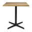 MESA RESOL TOLEDO WOOD 70/80 70x70 | Mesa Ocasional | 75 cm | Estructura Aluminio Pintado | Melamina Madera | Interior - 06151 - Resol - NOGAL BEAT - Mesas