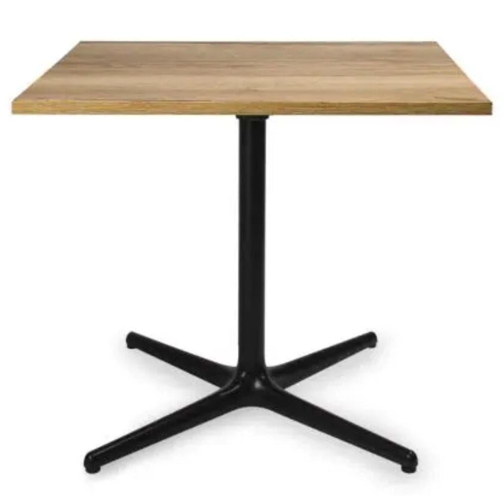 MESA RESOL TOLEDO WOOD XL 90/100 90x90 | Mesa Ocasional | 79.3 cm | Estructura Aluminio Pintado | Melamina Madera | Interior - 06158 - Resol - NOGAL BEAT - Mesas