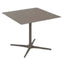 MESA RESOL TOLEDO XL 90/100 90x90 | Mesa Ocasional | Estructura Aluminio | Pintado | Compacto Fenólico | Interior + Exterior - 05873 - Resol - NOGAL BEAT - Mesas
