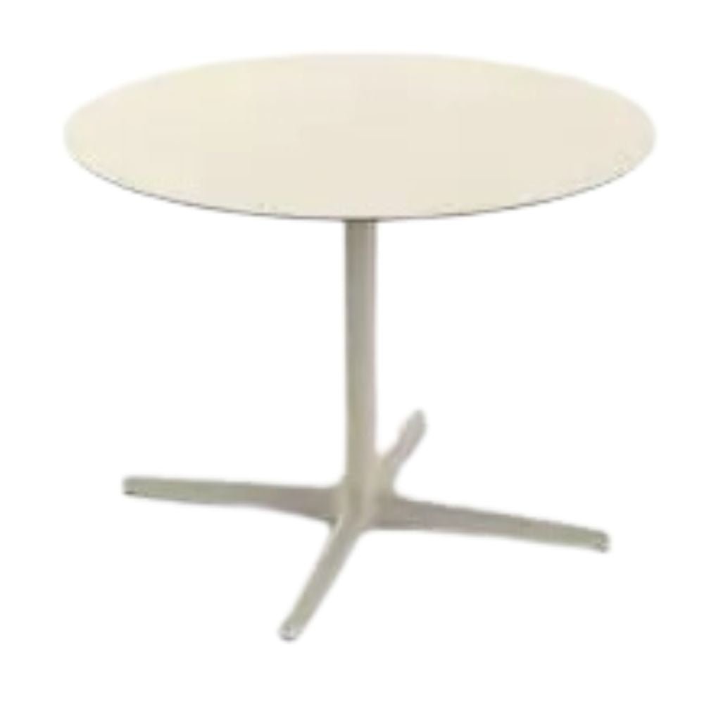 MESA RESOL TOLEDO XL 90/100 Ø100 | Mesa Ocasional | Estructura Aluminio | Pintado | Compacto Fenólico | Interior + Exterior - 05876 - Resol - NOGAL BEAT - Mesas