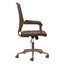 NOGAL BEAT AUCTION | Silla de Oficina | Base Estrella con Rodajas | Espresso | Piel Sintética 100% Poliuretano Contrachapada | Interior - 109022 - Zuo - NOGAL BEAT -