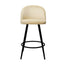 Nogal Beat Avila Banco Alto Tapizado Tela Tipo Terciopelo Uso Interior Diseño Nordico - BANC0903741 - Mundo In - NOGAL BEAT - Bancos
