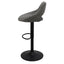 Nogal Beat Berna Banco Alto Altura Ajustable Tapizado Vinil Diseño Industrial para Bar - BANC0903619 - Mundo In - NOGAL BEAT - Bancos