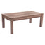 Mesa ZUO BONKER 3 en 1 de comedor, billar y ping pong en MDF imitación madera color marrón