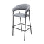 NOGAL BEAT CACERES 65 CM W29 | Banco Decorativo Ocasional | 65 cm | Base 4 Puntas | Varios Colores | Interior - SILL0904435 - Mundo In - NOGAL BEAT - Banco para bar