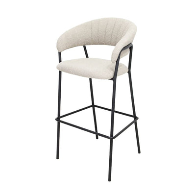 NOGAL BEAT CACERES 75 CM W29 | Banco Decorativo Ocasional | 75 cm | Base 4 Puntas | Varios Colores | Interior - SILL0904436 - Mundo In - NOGAL BEAT - Banco para bar