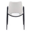 NOGAL BEAT DESI | Silla para Comedor Restaurante Cafeteria | Base Negra | Asiento Disponible en Varios Colores | Piel Sintetica | Interior - 109535 - Zuo - NOGAL BEAT -