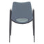 NOGAL BEAT DESI | Silla para Comedor Restaurante Cafeteria | Base Negra | Asiento Disponible en Varios Colores | Piel Sintetica | Interior - 109536 - Zuo - NOGAL BEAT -