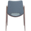 NOGAL BEAT DESI | Silla para Comedor Restaurante Cafeteria | Varios Colores | Piel Sintetica | Interior - 101695 - Zuo - NOGAL BEAT -