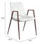 NOGAL BEAT DESI | Silla para Comedor Restaurante Cafeteria | Varios Colores | Piel Sintetica | Interior - 109068 - Zuo - NOGAL BEAT -