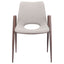 NOGAL BEAT DESI | Silla para Comedor Restaurante Cafeteria | Varios Colores | Piel Sintetica | Interior - 101696 - Zuo - NOGAL BEAT -