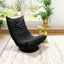 Nogal Beat Down Silla Giratoria Baja Habitacion Sala de Estar Dormitorio Negro - COST100894 - Zuo - NOGAL BEAT - Sillas