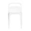 Silla comercial Kingstrong Asti VAR de polipropileno ergonómica con cuatro patas para exterior