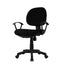 Nogal Beat JM-006 NEGRO Silla Secretarial uso Oficina Laboral para Escritorio Recepcion - SILL0360320 - Mundo In - NOGAL BEAT -