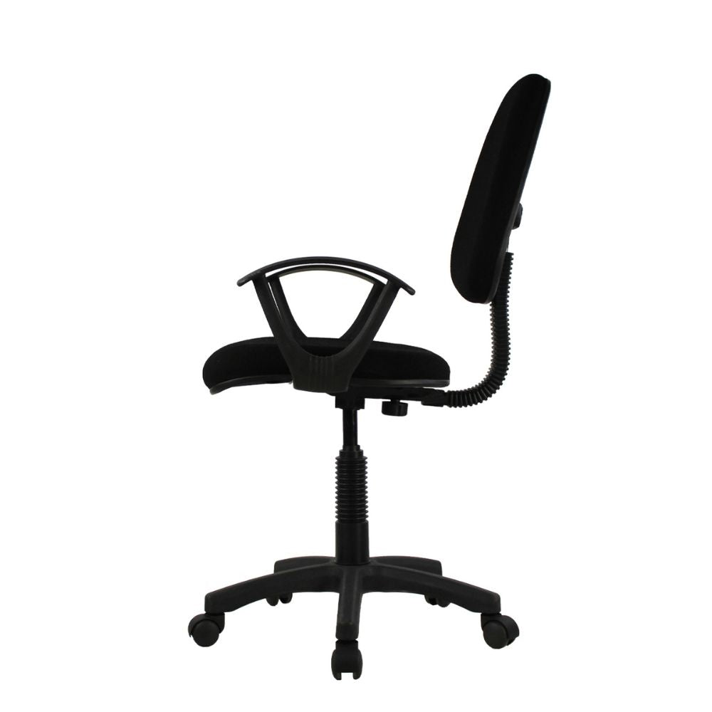 Nogal Beat JM-009 NEGRO Silla Secretarial Oficina Negra con Rodajas - SILL0360351 - Mundo In - NOGAL BEAT -