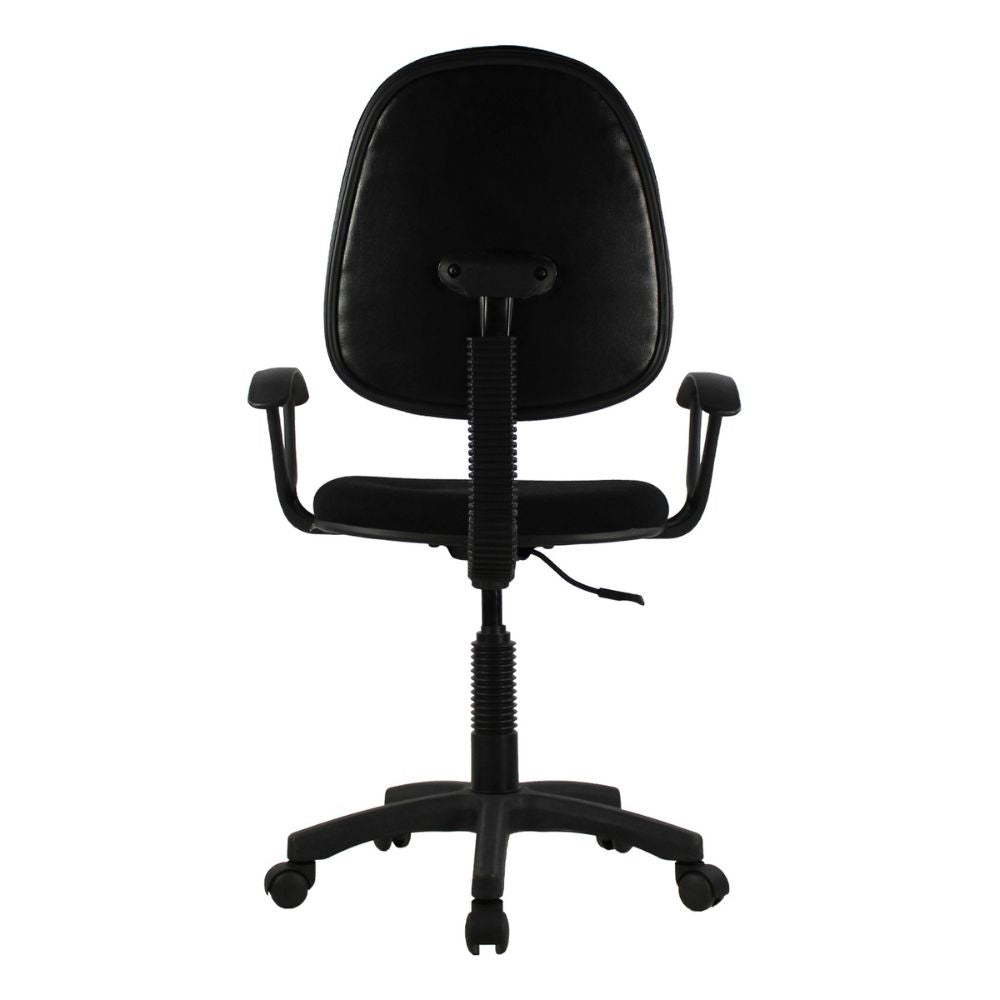 Nogal Beat JM-009 NEGRO Silla Secretarial Oficina Negra con Rodajas - SILL0360351 - Mundo In - NOGAL BEAT -